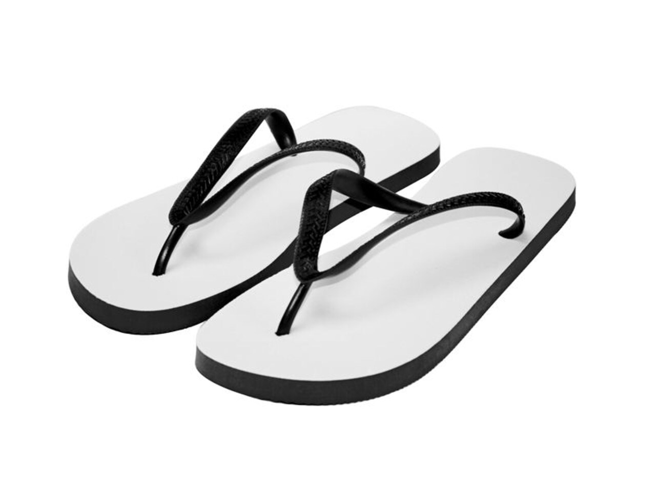 Adult Flip Flops Black Large I 8